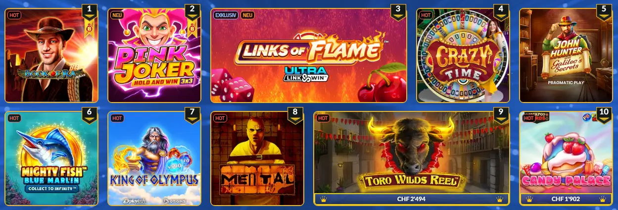 Moderne Casino-Atmosphäre – aktuelle Promotionen und Navigation zu den Spielkategorien